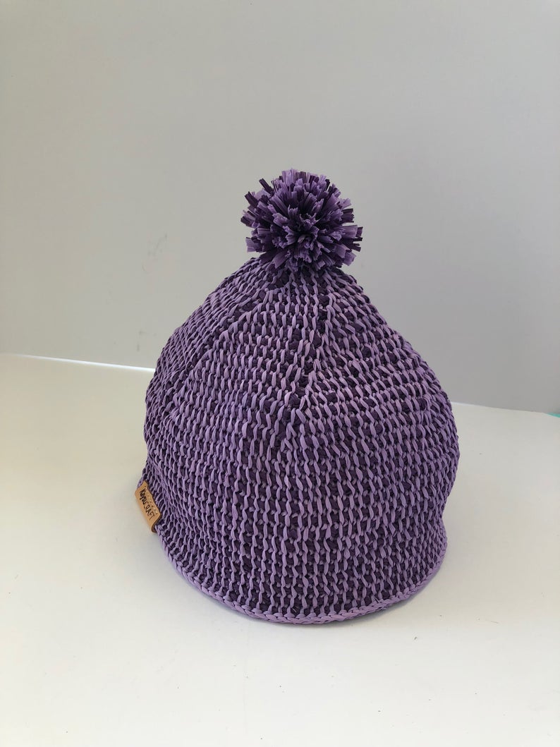 Raffia Beanie