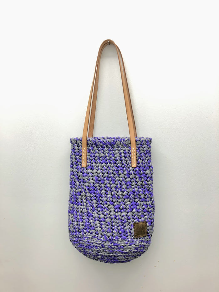 Crochet Bag Pattern with Leather Straps